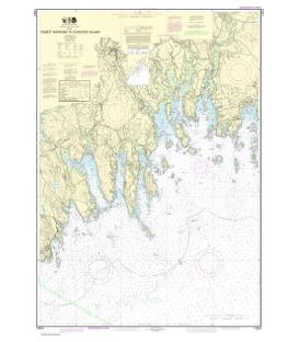 NOAA Chart 13324 Tibbett Narrows to Schoodic Island