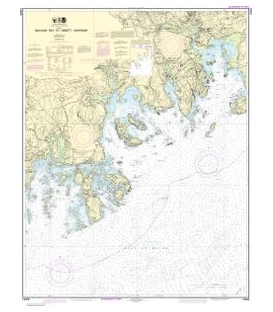 NOAA Chart 13326 Machias Bay to Tibbett Narrows