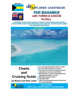 Explorer Chartbook Far Bahamas (with Turks & Caicos) (9th Edition, Oct 2023)