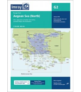 Imray Chart G2: Aegean Sea (North), Jan 2024 Edition