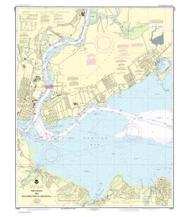 NOAA Chart 12331 Raritan Bay and Southern Part of Arthur Kill