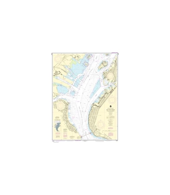 NOAA Chart 12334 New York Harbor Upper Bay and Narrows-Anchorage Chart