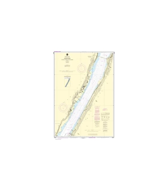 NOAA Chart 12341 Hudson River Days Point to George Washington Bridge