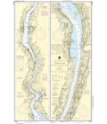 NOAA Chart 12343 Hudson River New York to Wappinger Creek