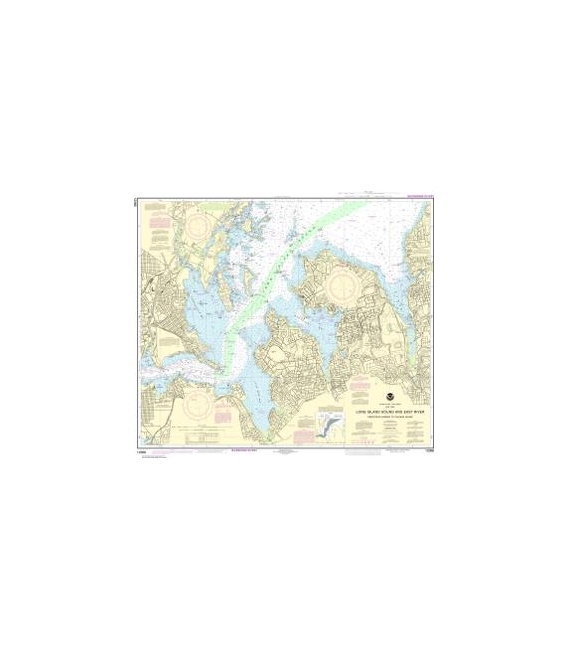 NOAA Chart 12366 Long Island Sound and East River Hempstead Harbor to Tallman Island