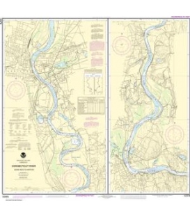 NOAA Chart 12378 Connecticut River Bodkin Rock to Hartford