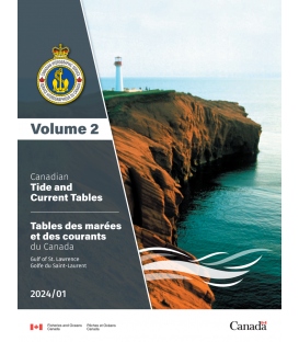 Canadian Tide and Current Tables Volume 2 Gulf of St. Lawrence, 2024 Edition