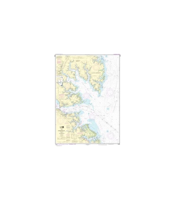 NOAA Chart 12238 Chesapeake Bay Mobjack Bay and York River Entrance
