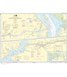 NOAA Chart 12277 Chesapeake and Delaware Canal