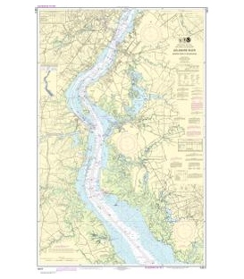 NOAA Chart 12311 Delaware River Smyrna River to Wilmington