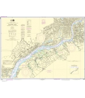 NOAA Chart 12312 Delaware River Wilmington to Philadelphia