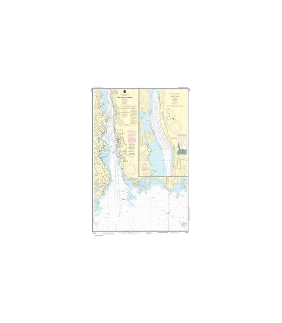 NOAA Chart 13213 New London Harbor and vicinity - Bailey Point to Smith Cove