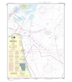 NOAA Chart 12208 Approaches to Chesapeake Bay