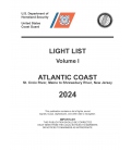 USCG Light List I 2024: Atlantic Coast St. Croix River, Maine to Shrewsbury River, New Jersey