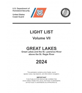 USCG Light List VII 2024: Great Lakes: Great Lakes and the St. Lawrence River above the St. Regis River