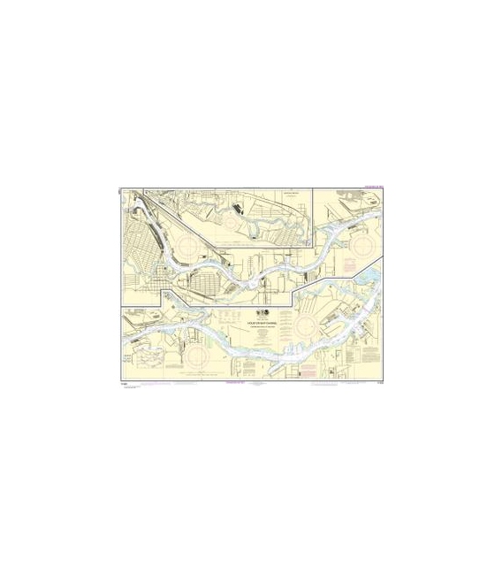 NOAA Chart 11325 Houston Ship Channel Carpenters Bayou to Houston