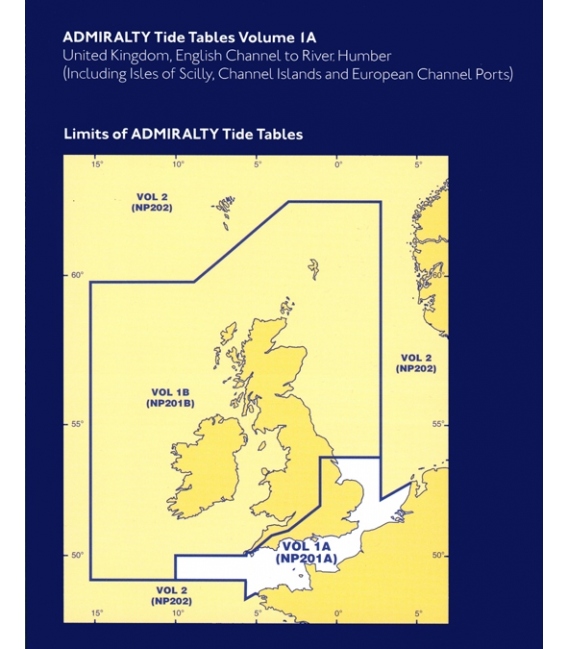 NP201A Admiralty Tide Tables North Atlantic Ocean and Artic Regions, 2026 Edition