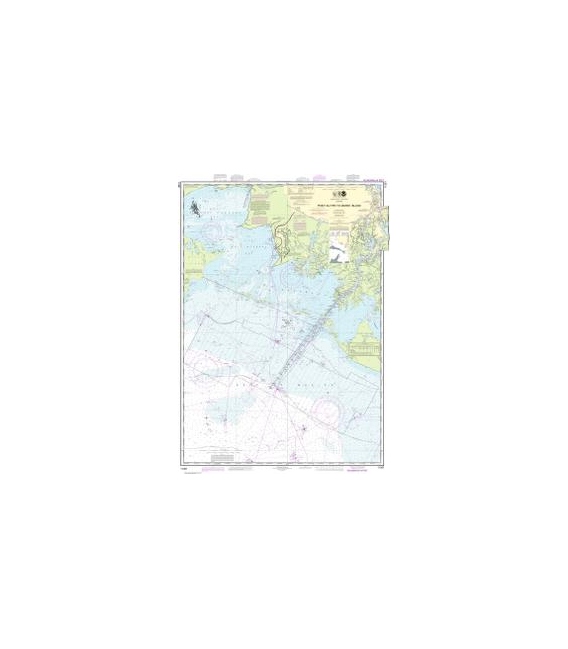 NOAA Chart 11351 Point au Fer to Marsh Island
