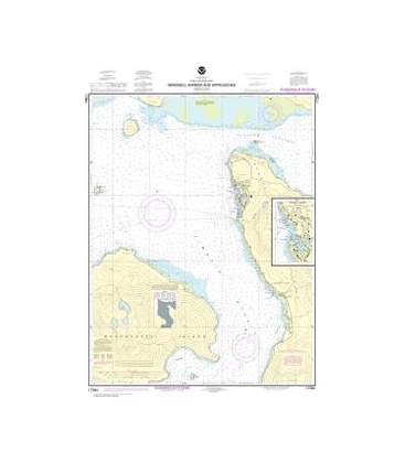 NOAA Chart 17384 Wrangell Harbor and approaches - Wrangell Harbor