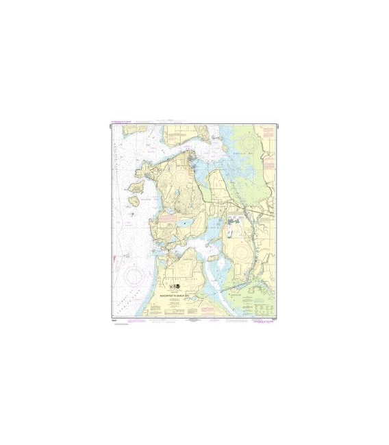 NOAA Chart 18427 Anacortes to Skagit Bay