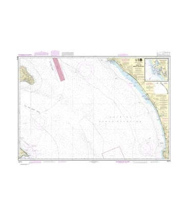 NOAA Chart 18774 Gulf of Santa Catalina - Delmar Boat Basin-Camp Pendleton