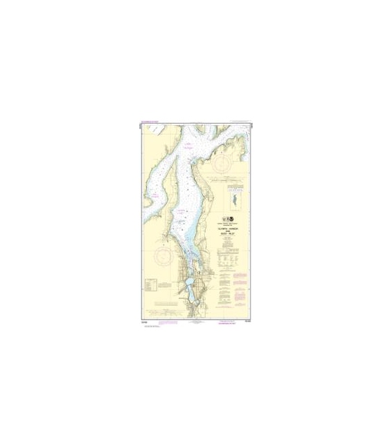 NOAA Chart 18456 Olympia Harbor and Budd Inlet