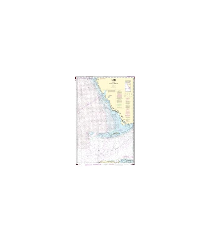OG Nautical Chart 1113A Havana to Tampa Bay (Oil & Gas Leasing Areas)
