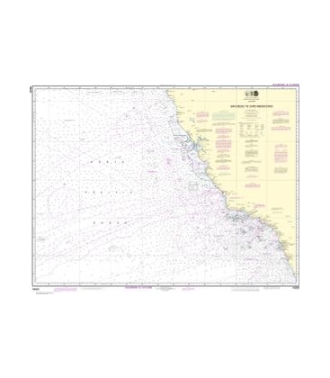 NOAA Chart 18020 San Diego to Cape Mendocino