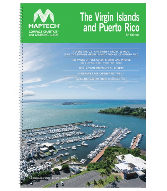 Maptech ChartKit Region 10: The Virgin Islands and Puerto Rico - 8th Edition, 2024