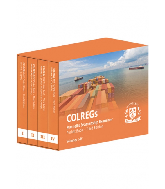 Macneil's Seamanship Examiner (COLREGS) Pocket Book (Vols. I-IV) (3rd Ed., 2025)