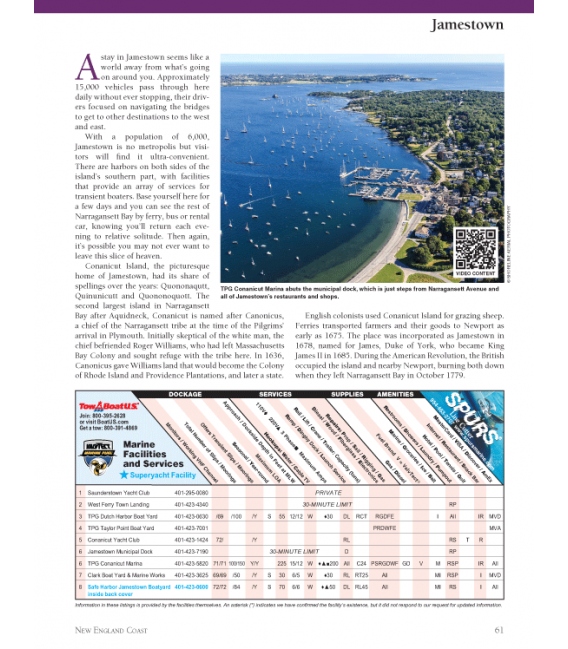 Embassy Cruising Guide: New England Coast, 17th Edition, 2025