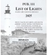 Pub 111: List of Lights, Radio Aids and Fog Signals 2025