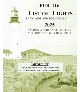 Pub 116 - Baltic Sea with Kattegat, Belts and Sound and Gulf of Bothnia, 2025 Edition