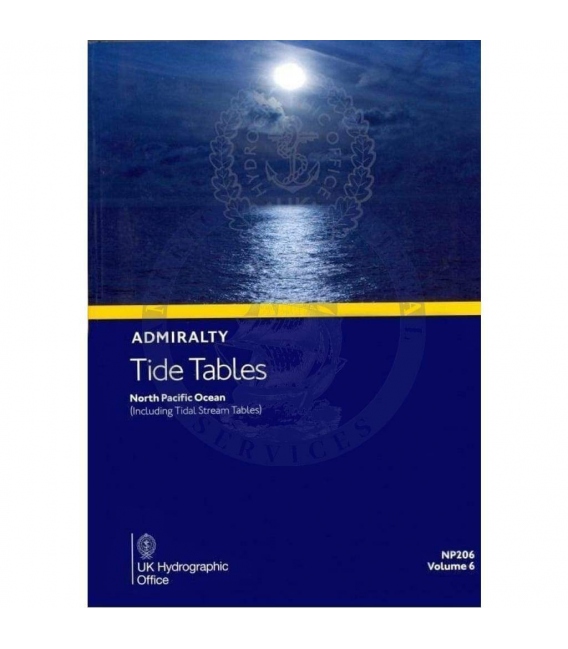 NP206 Admiralty Tide Tables (ATT) Volume 6 North Pacific Ocean (Including Tidal Stream Tables), 2026 Edition