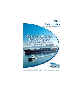 2026 NOAA Tide Tables, W. Coast of the United States (including the Hawaiian Is. and U.S. Territories in the Pacific)