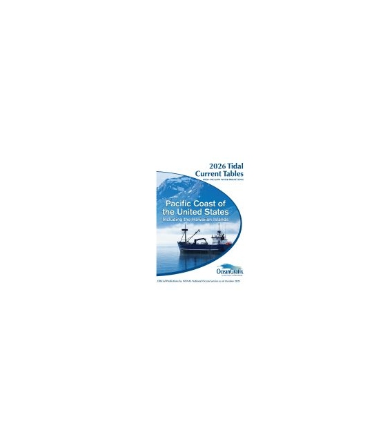 2026 NOAA Tidal Current Tables, Pacific Coast of the United States