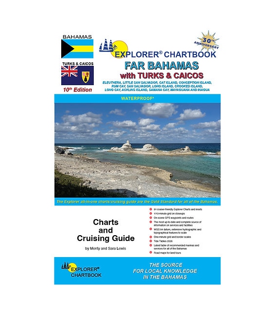 Explorer Chartbook Far Bahamas (with Turks & Caicos) (10th Edition, Sep 2025)