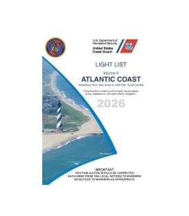 USCG Light List II 2026: Atlantic Coast Shrewsbury River, New Jersey to Little River, South Carolina