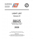 USCG Light List IV 2026: Gulf of Mexico Econfina River, Florida to the Rio Grande, Texas