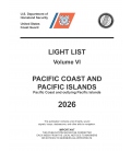 USCG Light List VI 2026: Pacific Coast and Pacific Islands