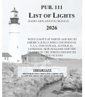 Pub. 111: List of Lights, Radio Aids and Fog Signals 2026 Edition