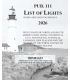 Pub 111: List of Lights, Radio Aids and Fog Signals 2026