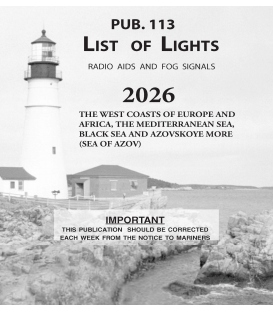 Pub. 113 - The West Coasts of Europe and Africa, the Mediterranean Sea, Black Sea and Azovskoye More (Sea of Azov), 2026 Edition