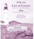 Pub. 114 - List of Lights, Radio Aids and Fog Signals for the British Isles, English Channel and North Sea, 2026 Edition