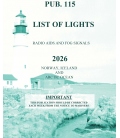 Pub. 115, List of Lights, Radio Aids and Fog Signals for Norway, Iceland and the Arctic Ocean, 2026 Edition