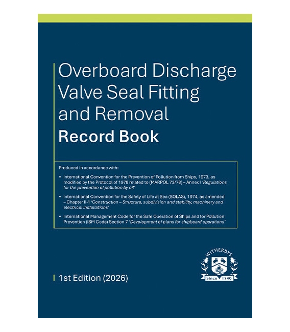 Overboard Discharge Valve Seal Fitting & Removal Record Book (1st, 2026)