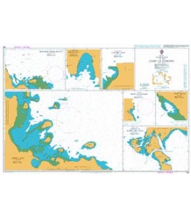 British Admiralty Nautical Chart 168 Anchorages on the Coast of Eritrea
