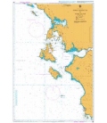 British Admiralty Nautical Chart 188 Entrance to the Adriatic Sea including Nisos Kerkira