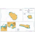 British Admiralty Nautical Chart 193 Islands in the Sicilian Channel