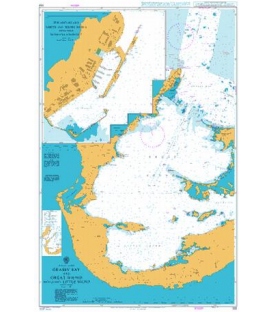 British Admiralty Nautical Chart 332 Grassy Bay and Great Sound including Little Sound